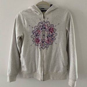 ✨Lucky Brand girls sz 14/16 Hoodie, velour inside✨